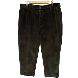 VTG‎ 90s Jos. A. Bank Mens Corduroy Pants 38x29 Black Cotton Casual Trousers